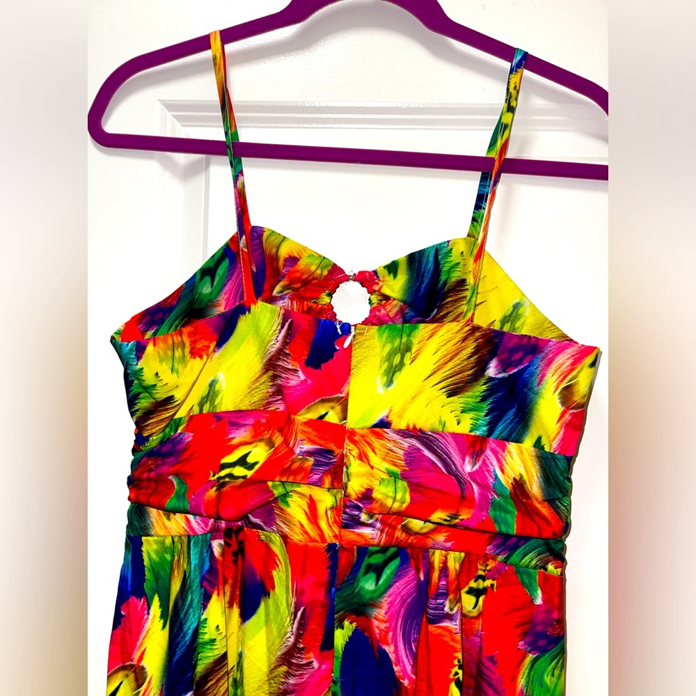NIB Women’s Metamorphosis Girl Long Vibrant Sexy Summer Maxi Dress. Size Large - Picture 10 of 12